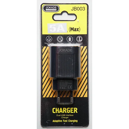 JOKADE — Dual USB Interface Charger / Adaptive fast charger