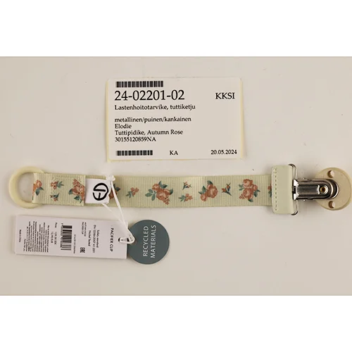 Elodie — Autumn Rose pacifier clip