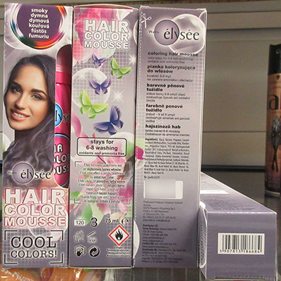 Wats élysée — HAIR COLOR MOUSSE COOL COLORS!