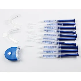 Aluminium foil teeth whitening kit gel