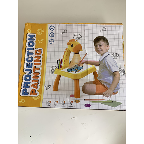 GIRAFFE DRAWING TABLE | LED giraffe Drawing Table for Kids' Learning Fun