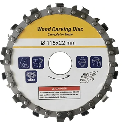 Wood carving disc