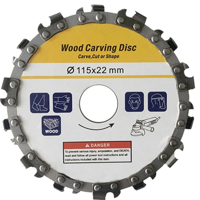 Wood carving disc