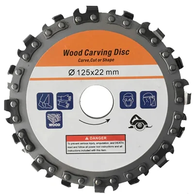 Wood carving disc