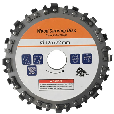 Wood carving disc