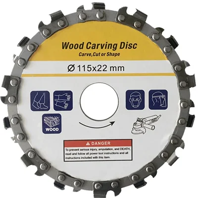 Wood carving disc