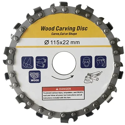 Wood carving disc