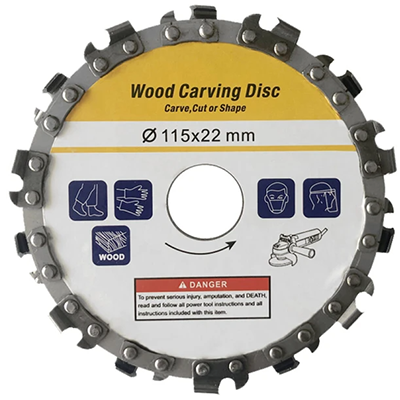 Wood carving disc