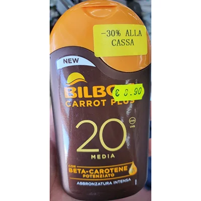 BILBOA — Carrot Plus Latte solare protezione 20 media
