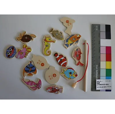 Montessori-Holz-Magnet-Angelspiel-Spielzeug