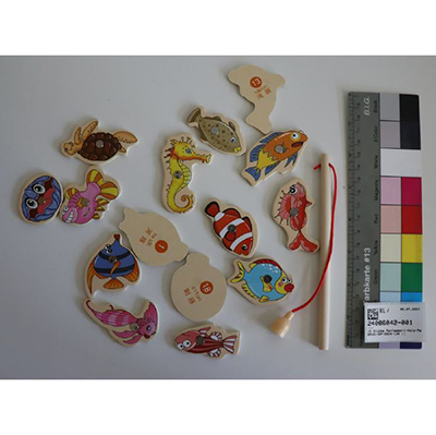 Montessori-Holz-Magnet-Angelspiel-Spielzeug