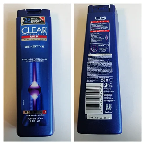 CLEAR — MEN SENSITIVE