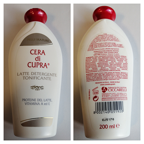 CERA DI CUPRA — LATTE DETERGENTE TONIFICANTE