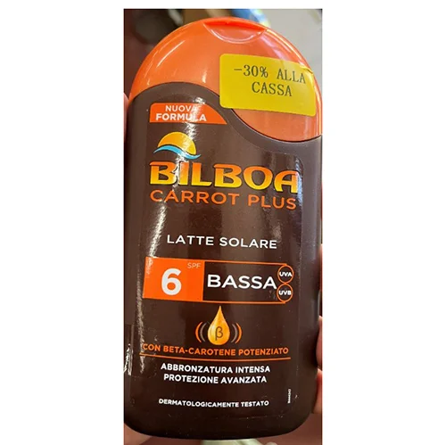 BILBOA — Carrot Plus latte solare protezione 6 bassa