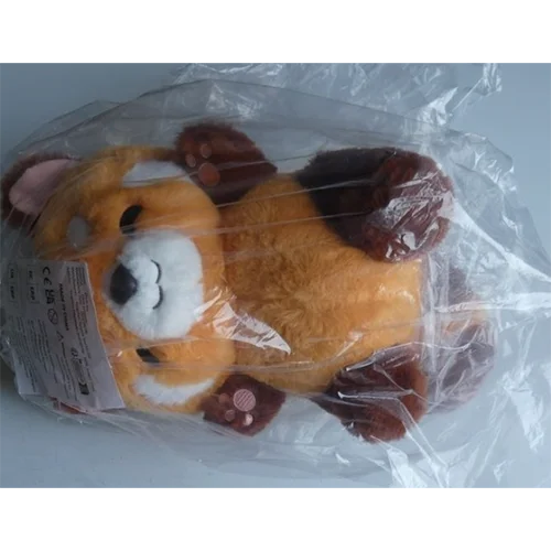 Poupée en peluche de dessin animé, jouet en peluche de Panda rouge, cheveux duveteux, raton laveur