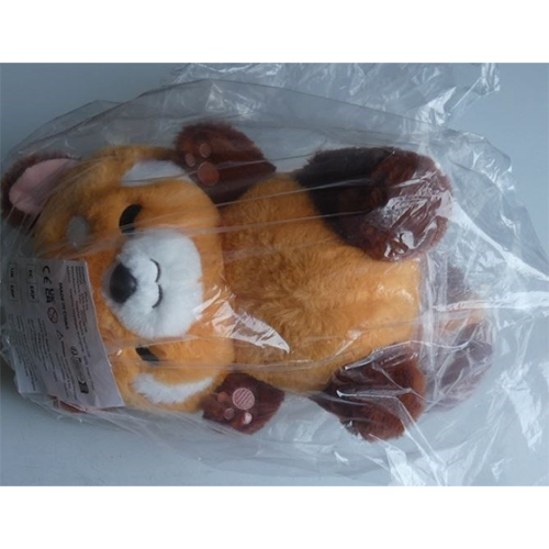 Poupée en peluche de dessin animé, jouet en peluche de Panda rouge, cheveux duveteux, raton laveur