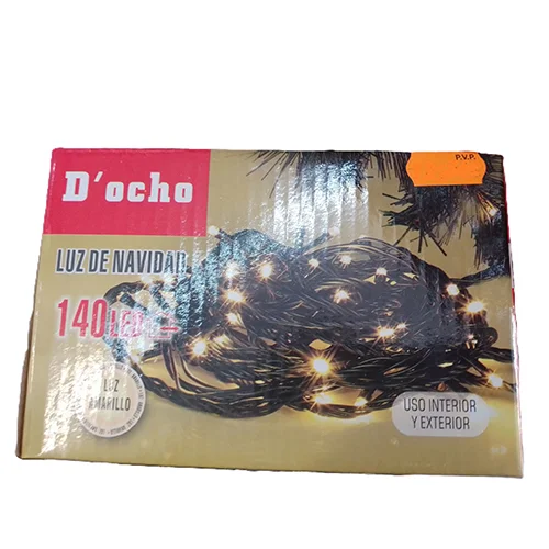 D'OCHO — LUZ DE NAVIDAD 140 LED LUZ AMARILLO