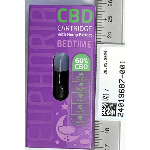 EUPHORIA — CBD CARTRIDGE with Hemp Extract BEDTIME