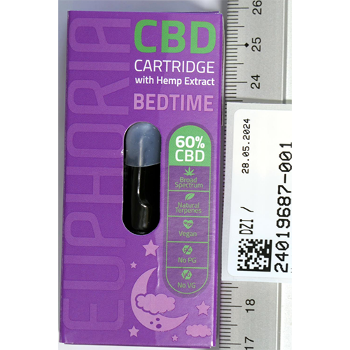 EUPHORIA — CBD CARTRIDGE with Hemp Extract BEDTIME