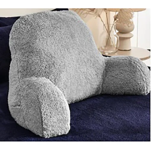 Next — Grey teddy fleece Cuddle Cushion
