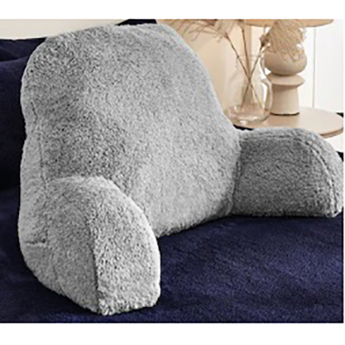 Next — Grey teddy fleece Cuddle Cushion