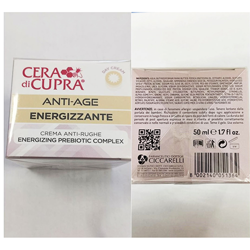 CERA DI CUPRA — Anti-Age Energizzante