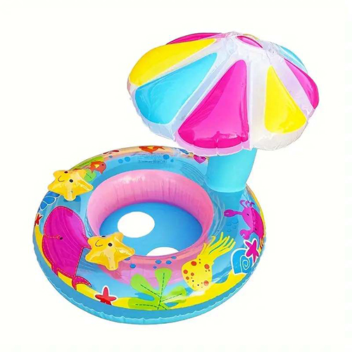 Inflatable swim seat