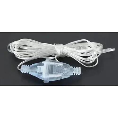1 pièce transparent 3M/5M prise UE câble d'extension d'alimentation