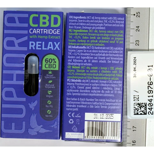 EUPHORIA — CBD Cartridge Relax