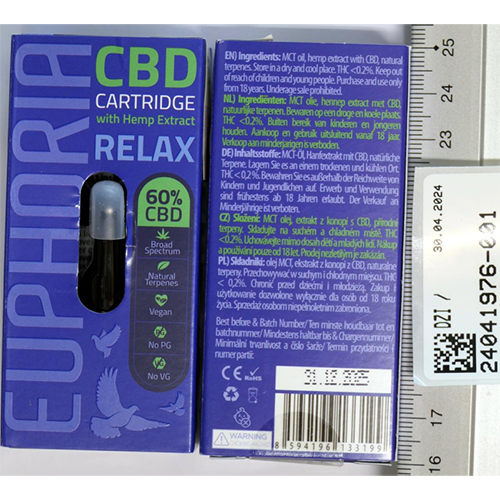 EUPHORIA — CBD Cartridge Relax