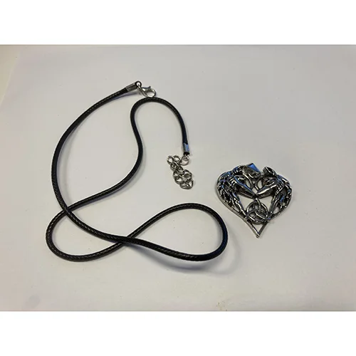 Not specified — Celtic elf wolf pendant silver
