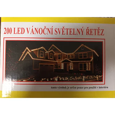 200 LED Vánoční světelný řetěz