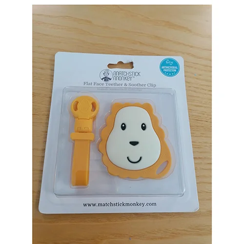MATCHSTICK MONKEY — Flat Face Teether & Soother Clip
