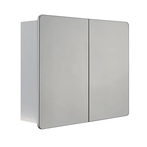Cooke & Lewis — White mirrored cabinet