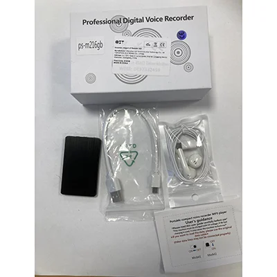 Not specified — Digital voice recorder