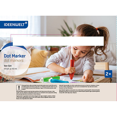 Ideenwelt (Rossmann) — Dot Marker 6er-Set