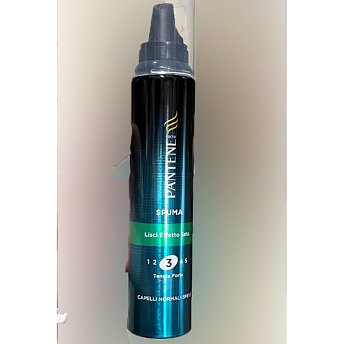 PANTENE — Spuma per capelli lisci effeto seta