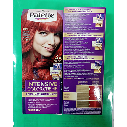 PALETTE — Long-lasting and intense color, extra care during