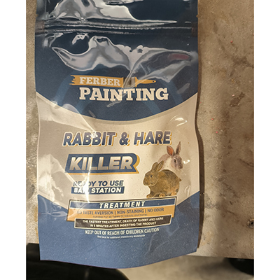 Ferber Painting — Rabbit & Hare Killer