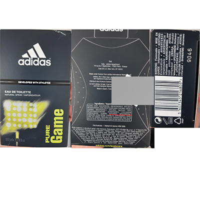 Adidas — EAU DE TOILETTE PURE GAME