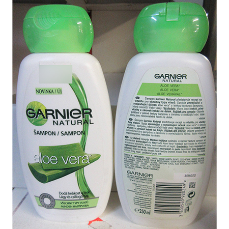 Garnier — NATURAL SHAMPOO aloe vera