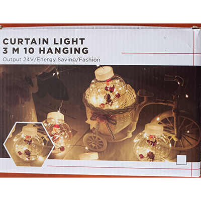 CURTAIN LIGHT 3 M 10 HANGING