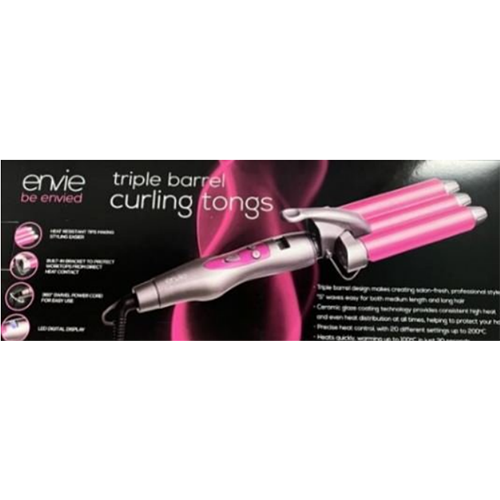 Envie — ENVIE Triple Barrell Curling Tongs