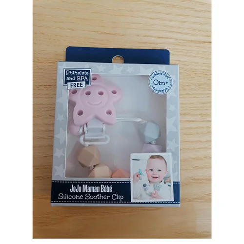 Jojo Maman Bébé — Silicone Soother Clip