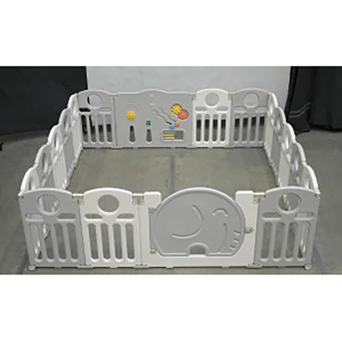Little Toby — Little Toby Grondbox Baby – Speelbox Inklapbaar – Kinderbox Grijs