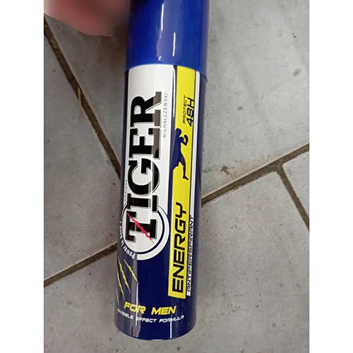 TIGER, — ANTIPERSPIRANT FOR MEN 48h ENERGY