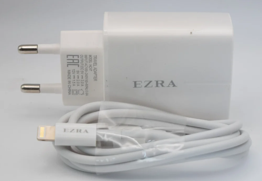 EZRA — FAST CHARGER, TRAVEL ADAPTER