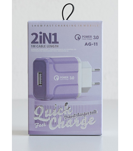 PREPHONE — Quick Fast Charge Travel charger suit
