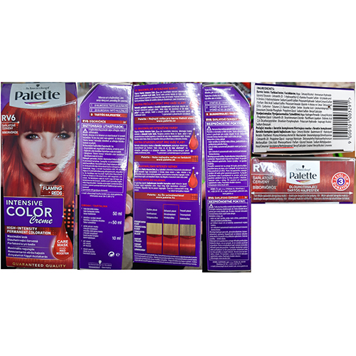 PALETTE, SCHWARZKPOF — Palette Intensive Color Creme