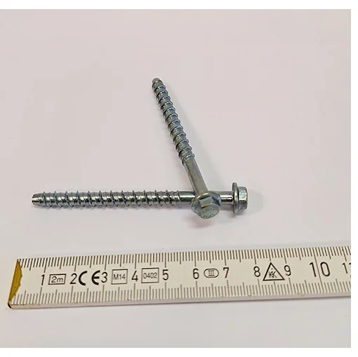 SPAX — Betonschraube Kopfformen HS, SK, RK, RKG, IG, AG